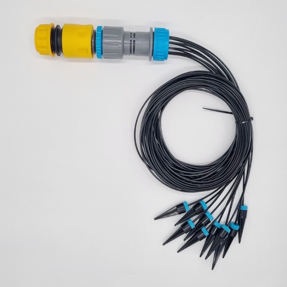 화분 물 분배기 물호스 연결 자동 급수 공급 원예 식물 화초 조리개 급수기, 10P 분배기, 1세트 9,900원