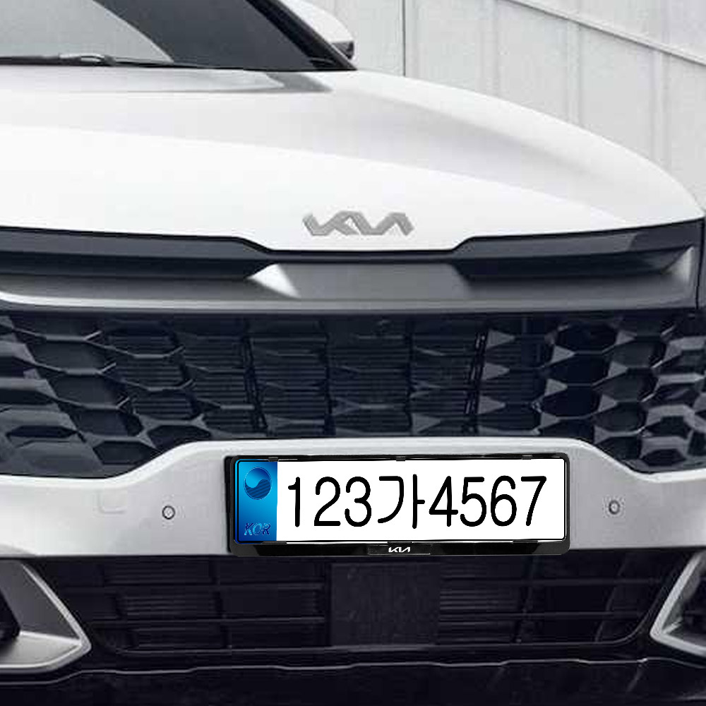 현대모비스 현대/기아 천공 비천공 번호판가드 2P 1SET 신형 로고 전차종공용 12,900원