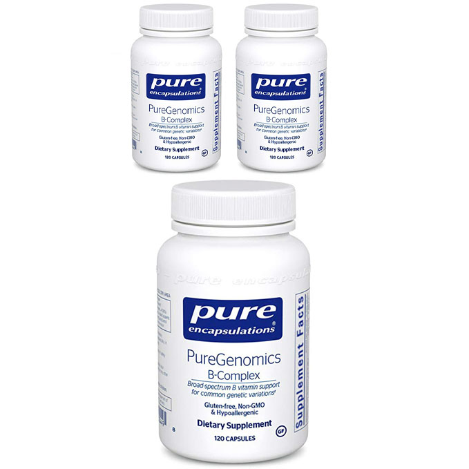 퓨어인캡슐레이션 퓨어 제노믹스 B-콤플렉스 캡슐 136,310원