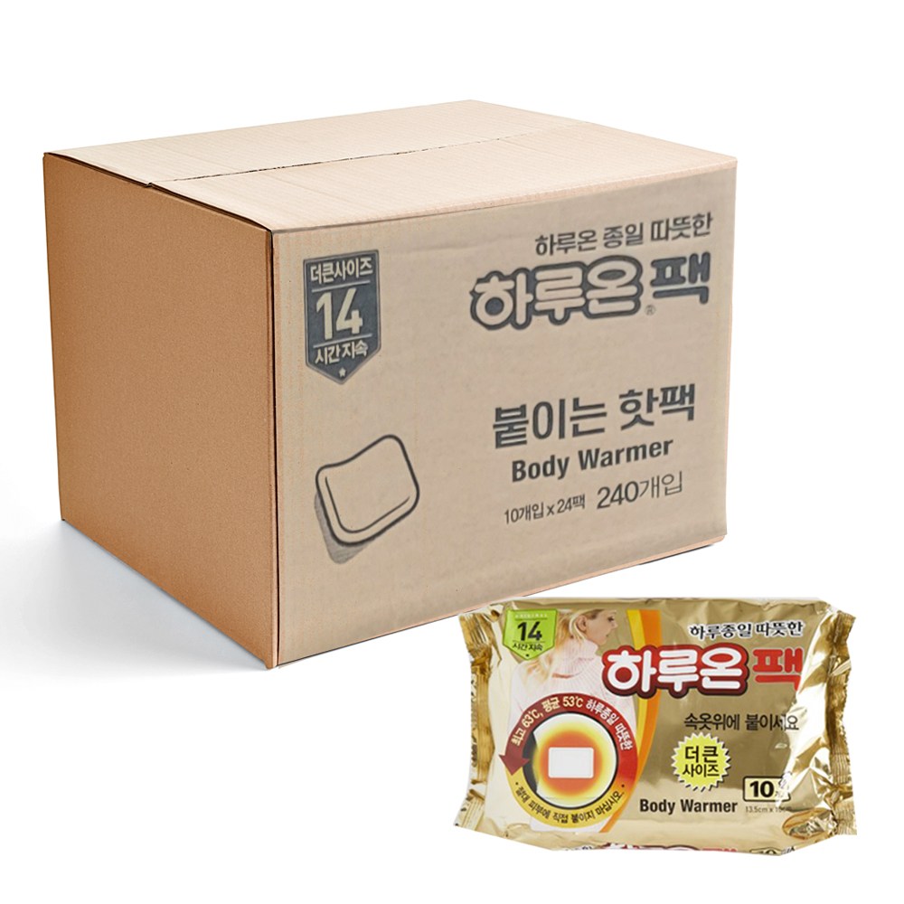 하루온 핫팩 붙이는 타입 50g, 500개입 179,740원
