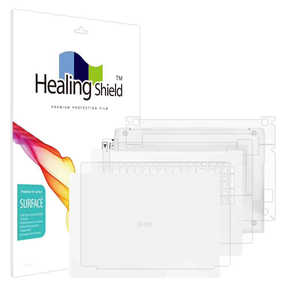 힐링쉴드 LG 그램 프로 2025 17Z90TR 17ZD90TR 무광 외부보호필름 3종세트 36,000원