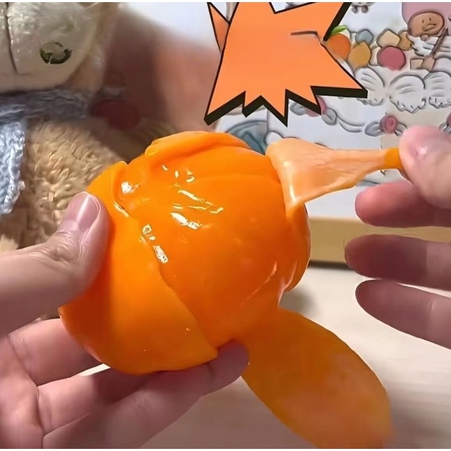 귤 스트레스볼 주물럭 불안 해소 스퀴시 말랑이 10,300원