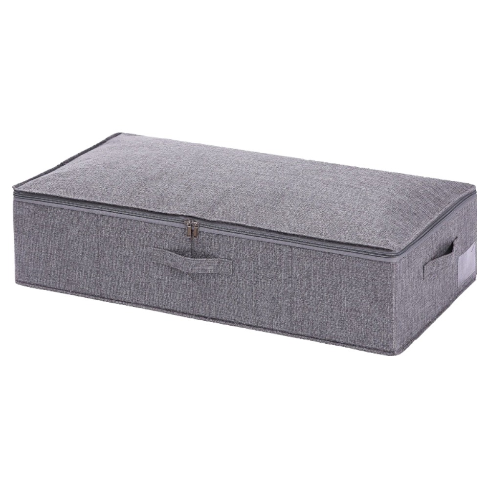 메이크마인 패브릭 리빙 침대밑 수납 옷 정리함, 그레이, 1개 46,800원