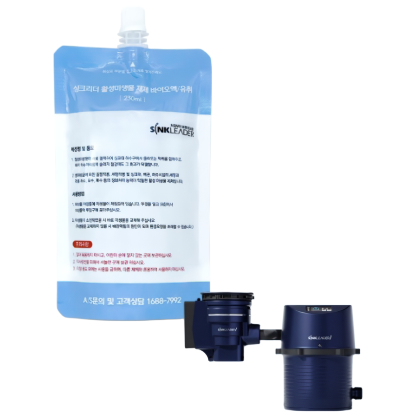 싱크리더i(SH-7000,838) 음식물처리기 전용 미생물 230ml, 1, A,B 18,000원