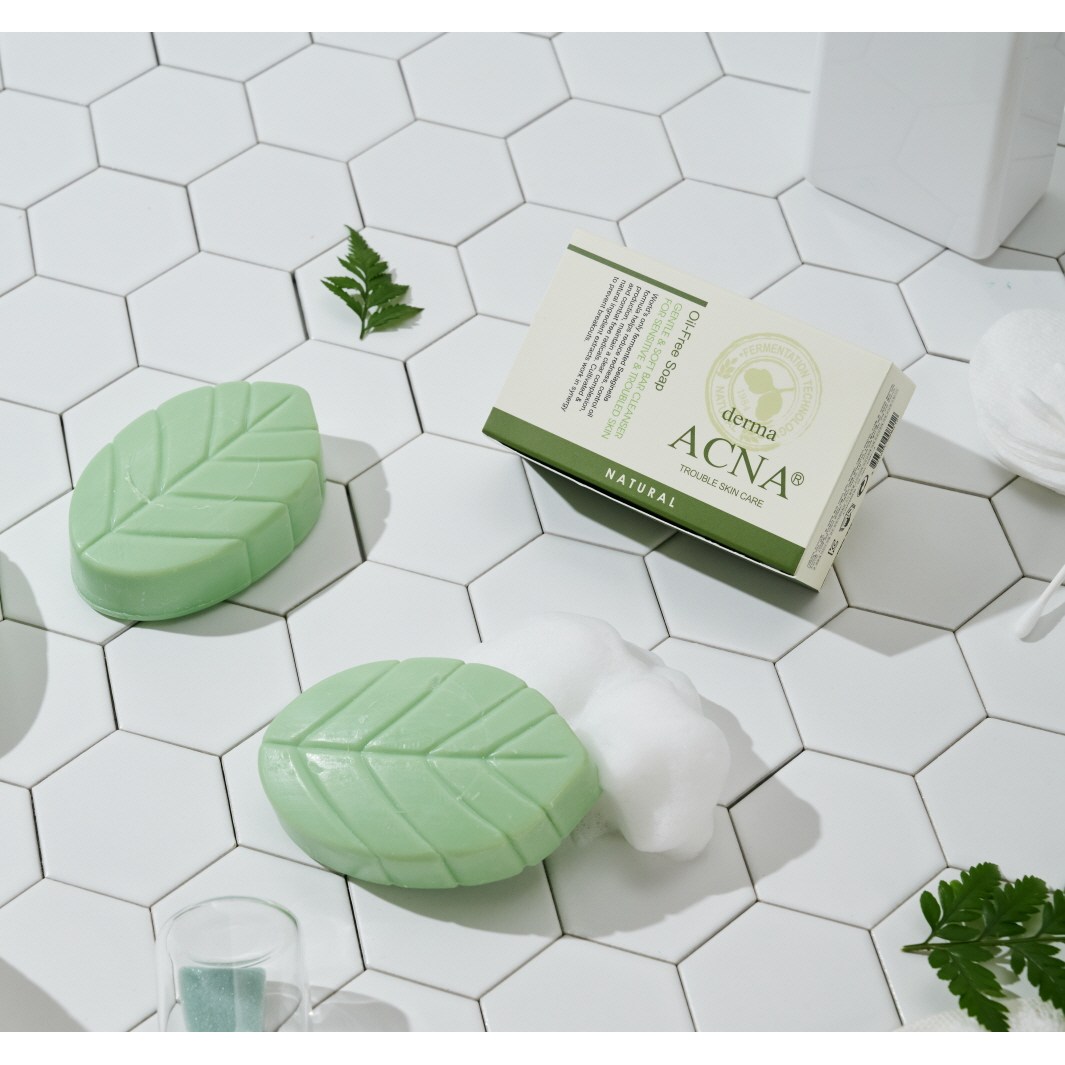 [무료배송] 민감성 피부 트러블 피부 추천 독자특허성분 바위손추출물 더마 아크나 오일 프리 솝 100g, 100g, 1개입 17,900원