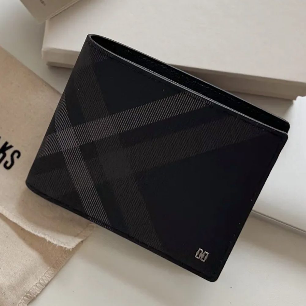 [정품] 닥스 체크 블랙 가죽 남성 반지갑 - 선물포장재 동봉 151,000원