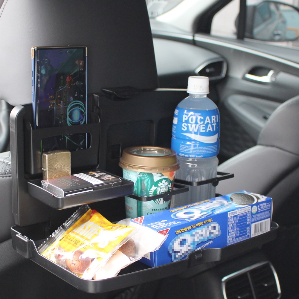 CTR 차량용 시트 테이블 받침대 노트북 거치대 태블릿 자동차 뒷좌석 다용도 수납 보관함 JS-20 10,900원