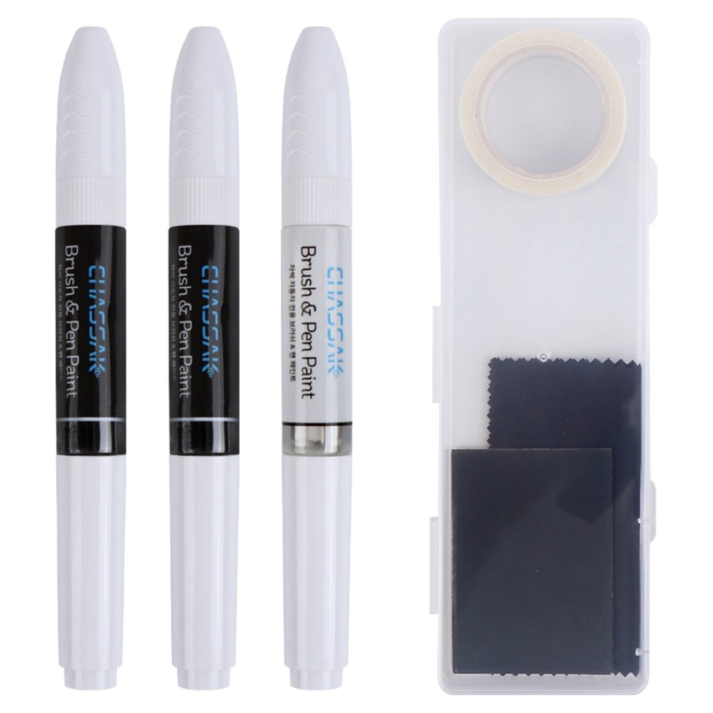 차싹 쉐보레 순정형 자동차 붓펜 페인트 컬러 + 펄색 + 투명 + 전용키트 15,300원