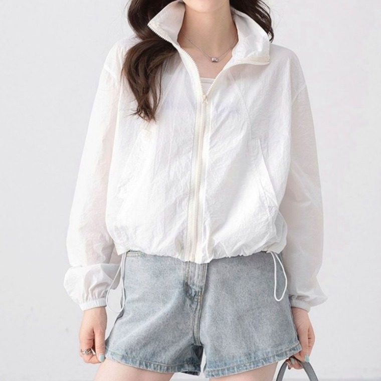 제이아르 바람막이 세미크롭 집업 간절기 여성 점퍼 아노락 아우터 22,970원