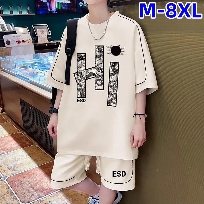 Sevenmoon 남자 오버핏 반팔티  반바지세트 헬스 운동복 트레이닝복 축구복 상하세트 빅사이즈 19,990원