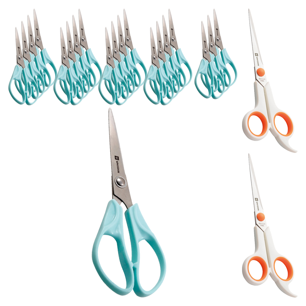 화신 754 사무용 가위 10개+704 투톤 가위 소 22,980원