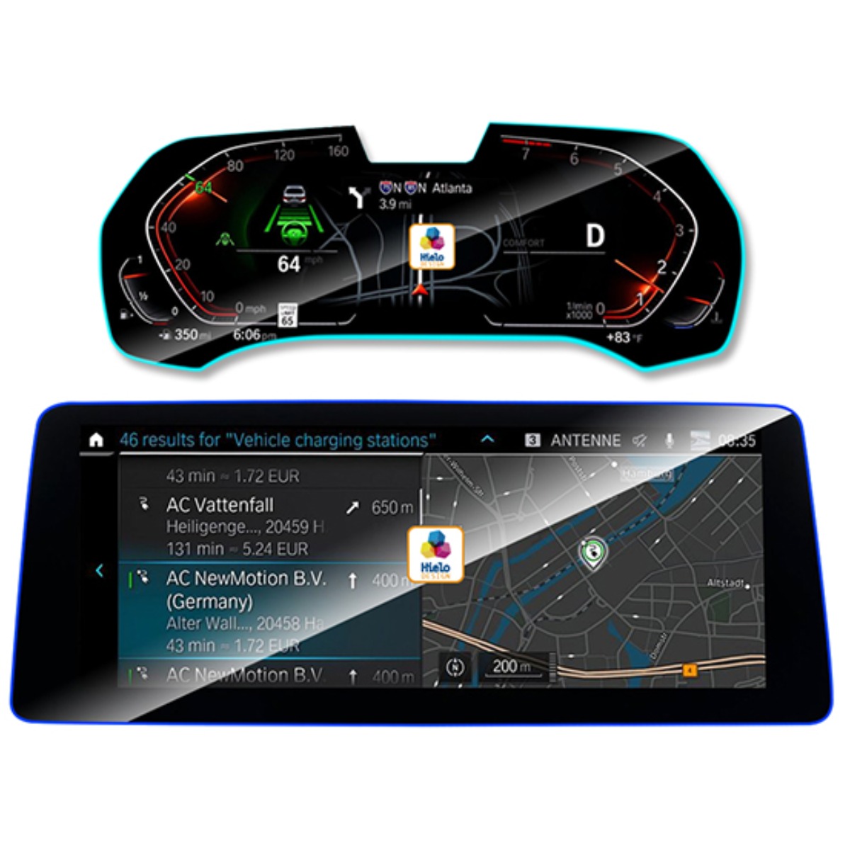 BMW 더 5시리즈 LCI G30 6GT LCI G32 신형 내비게이션 계기판 강화유리 액정 보호 필름 15,900원