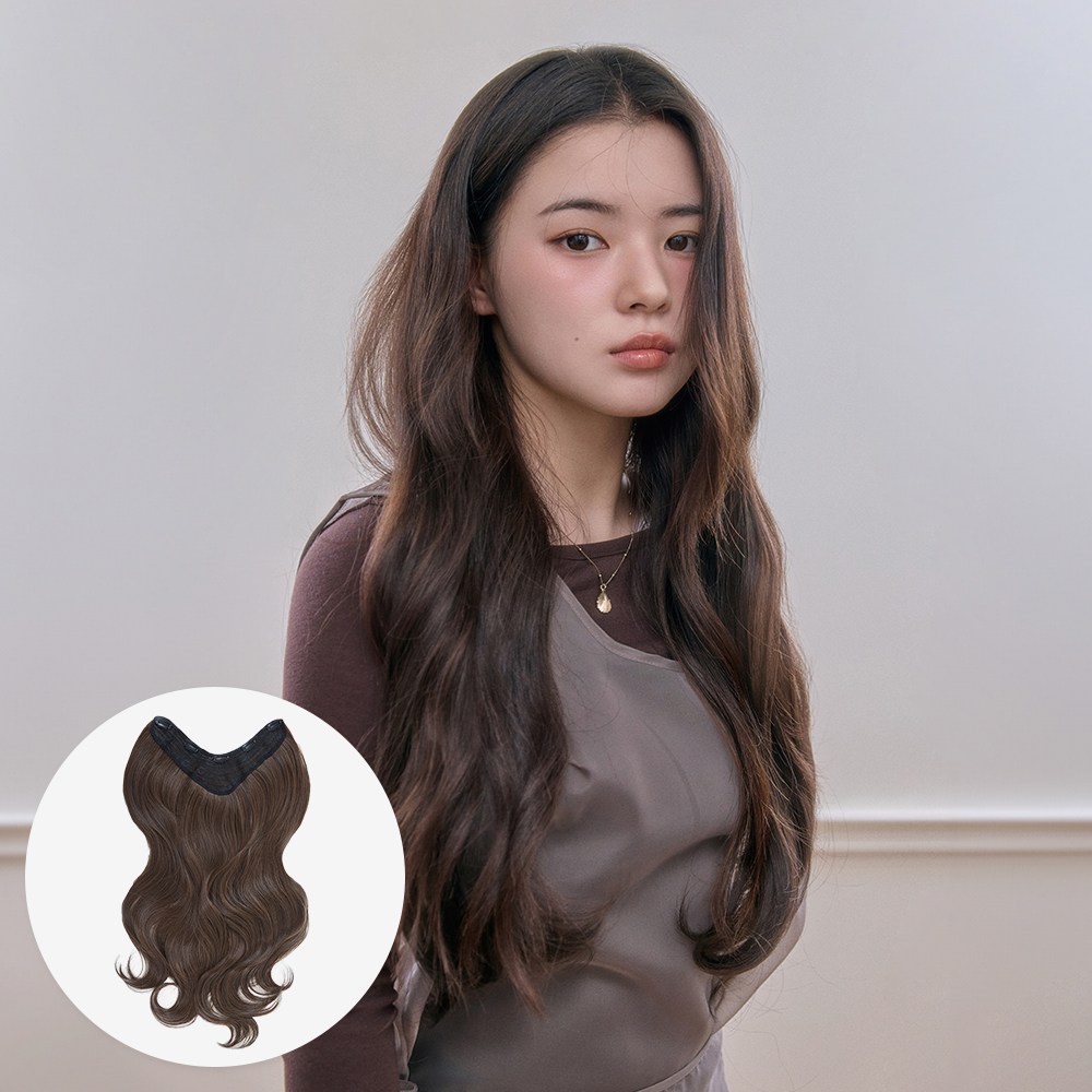 핑크에이지 라이트반가발) 레이어드 구름펌 피오나 (60cm), 1개, BB4#쿨브라운 25,900원