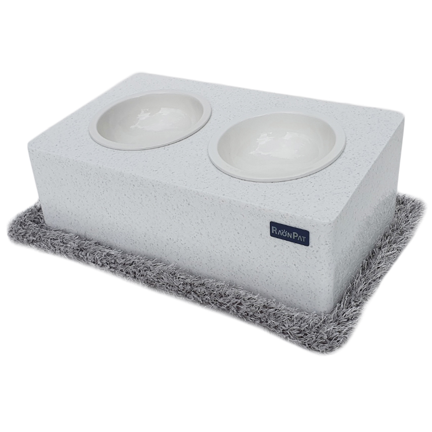 라온펫 반려동물 중형 빗각 대리석 식탁 2구 76,700원