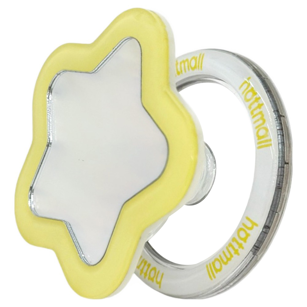 핫티몰 맥세이프 별모양 투명 아크릴 휴대폰 스마트톡, 노란색, 1개 14,610원