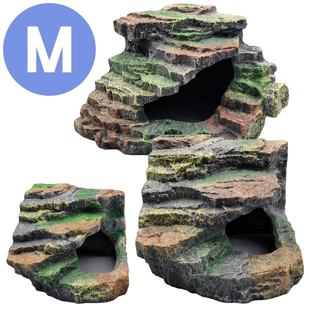 프리미엄 거북이 쉼터 M 405MB 거북이 파충류 육지 계단 휴식처 놀이터 은신처 14,990원