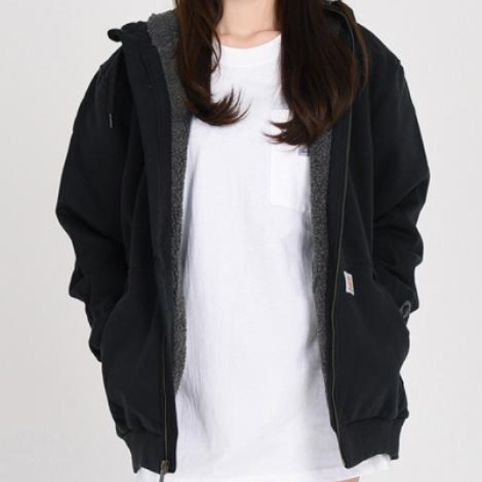 칼하트 (103308) 락랜드 셰르파 (양털안감) 후드집업 NAVY (472) 147,800원