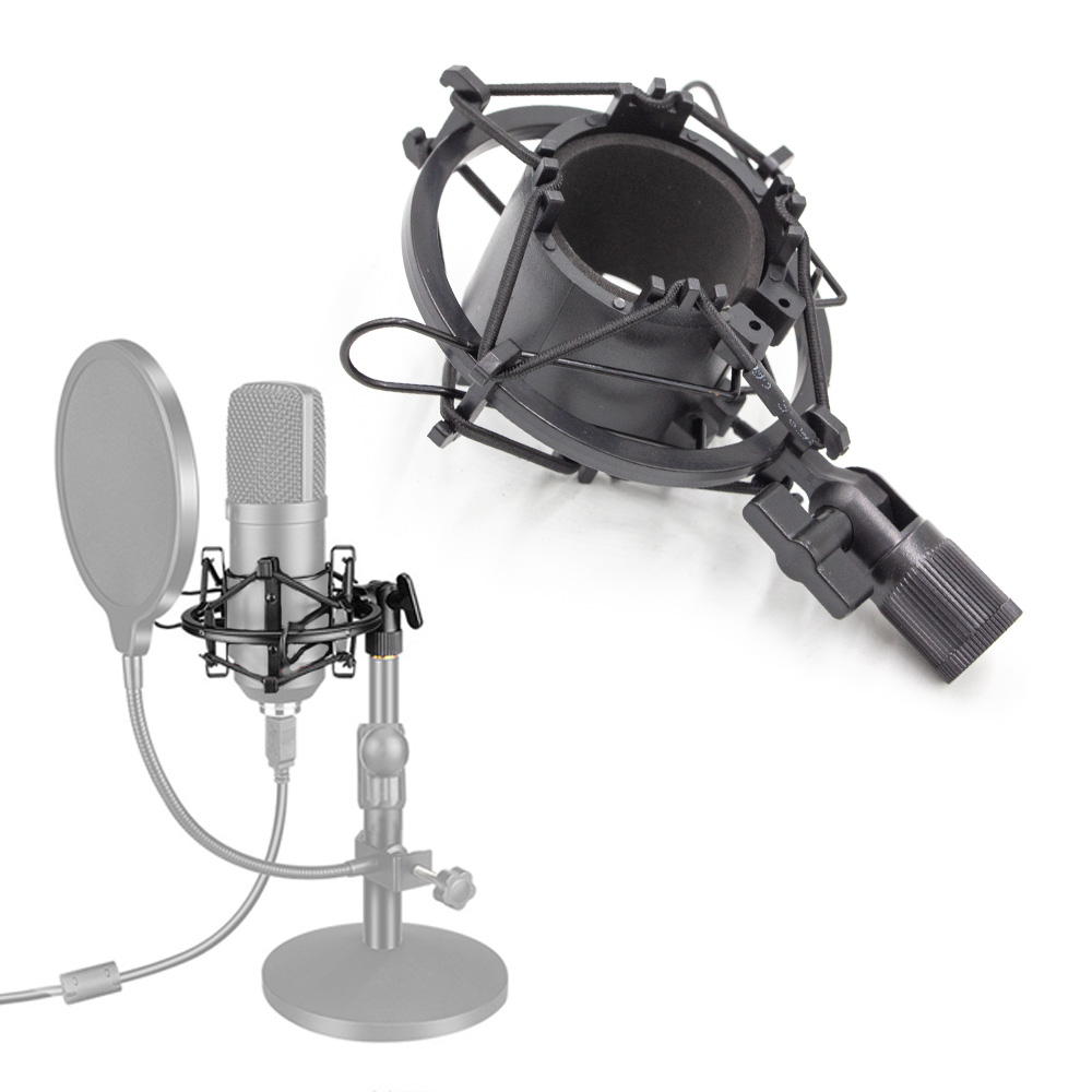 안티 쇼크 마이크 홀더 브라켓 55mm 콘덴서 스탠드 삼각대 거치대 설치 쇽마운트 6,000원