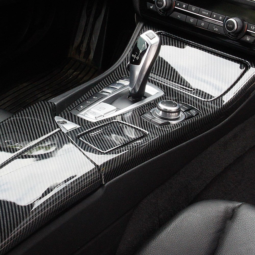 BMW 5시리즈 F10 대쉬보드 기어 콘솔패널 카본커버 10년부터16년까지 호환 용품, 기어패널몰딩, 기어, 현재가 67,900원