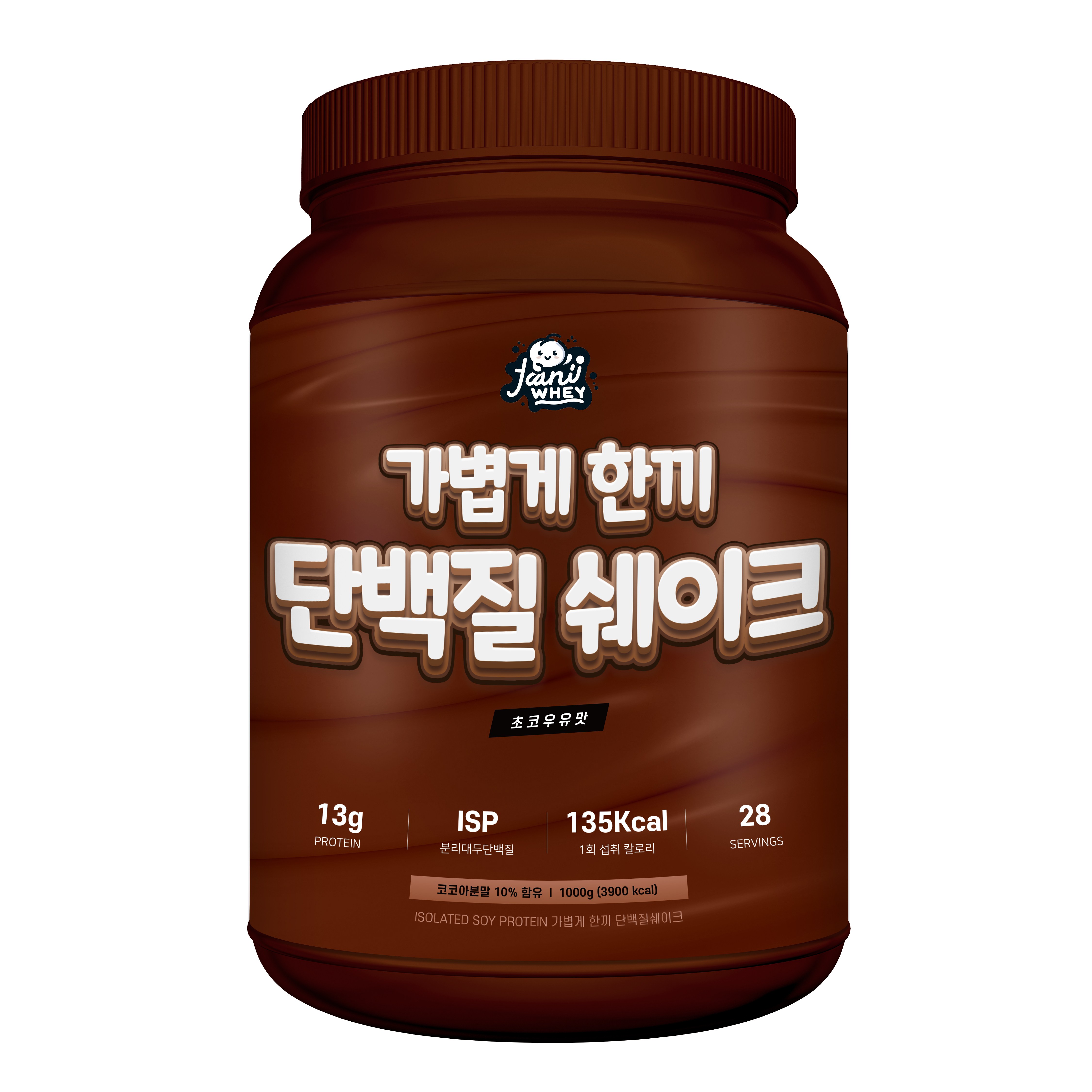 자니웨이 가볍게한끼 식사대용 프로틴 단백질쉐이크 초코맛, 1개, 1kg 19,800원