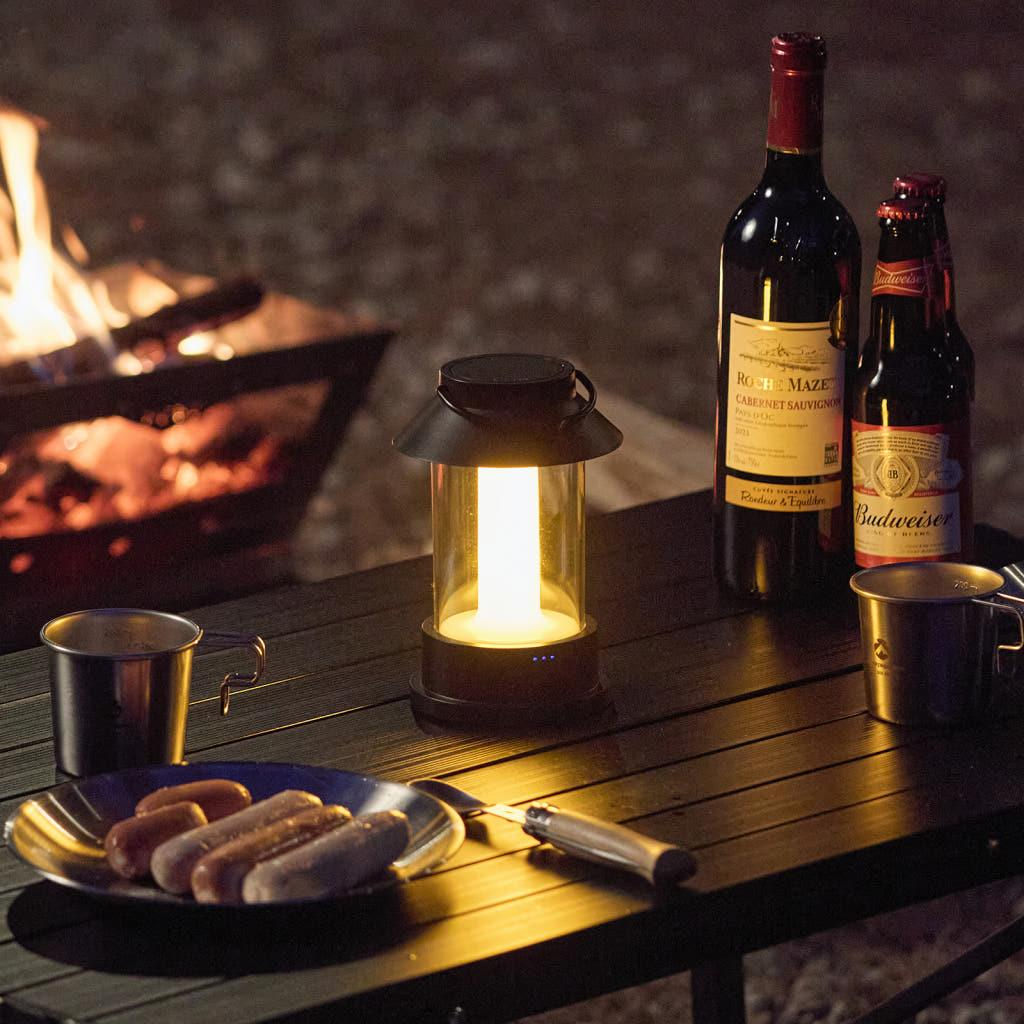 버티탭 캠핑랜턴 10000mAh 텐트조명 LED충전렌턴 감성캠핑랜턴 충전식조명 실내등 감성램프 실외무드등, 블랙, 1개 34,800원