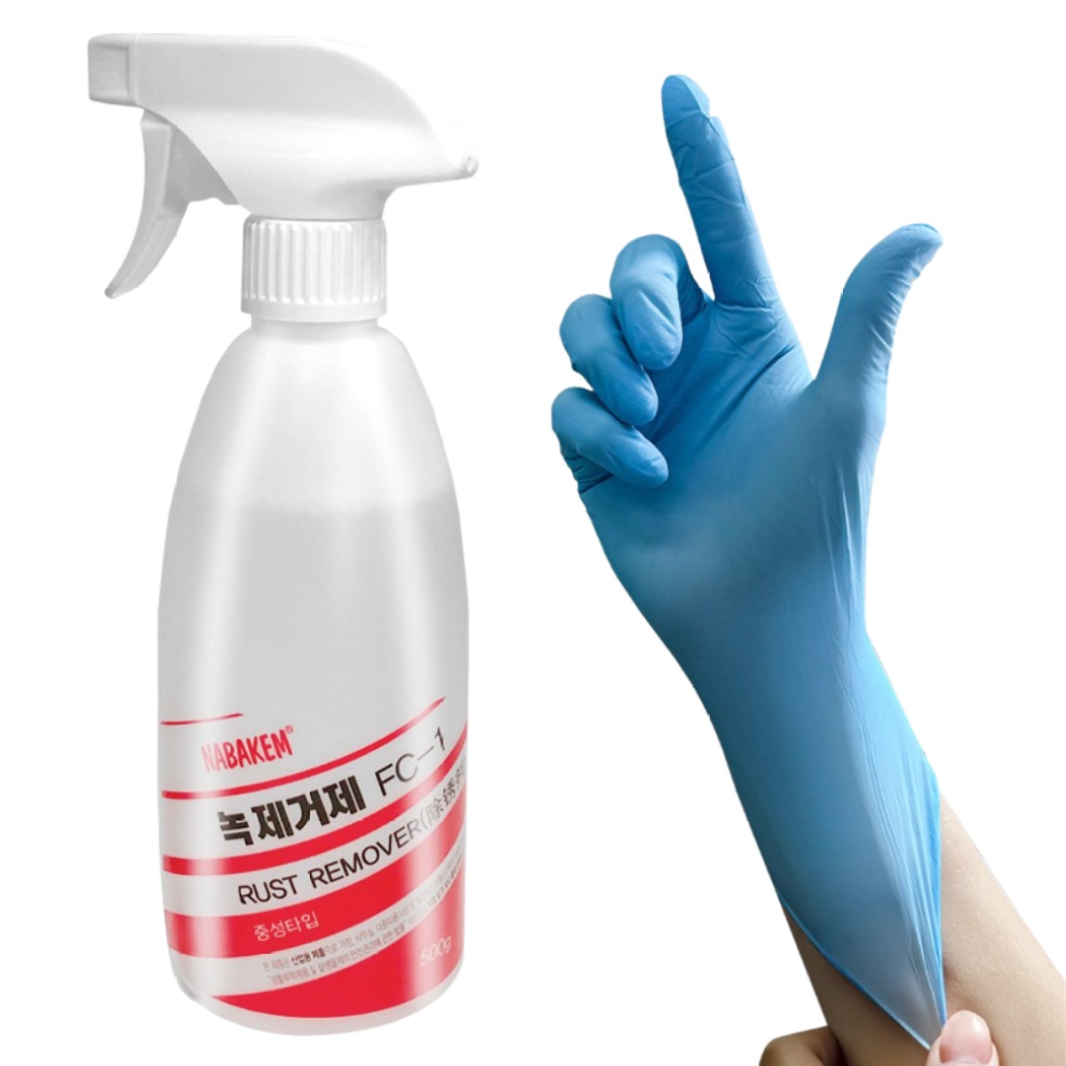 철공자 나바켐 FC-1 녹제거제 + 작업장갑 스텐 녹물 제거제 스텐녹제거 철근 제거 18,200원