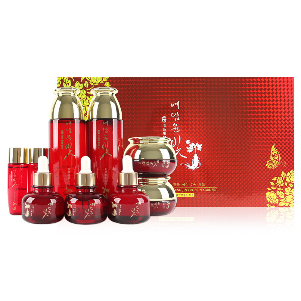 예담윤빛 홍삼 진율 여성 스킨케어 7종 세트, 1세트 42,900원