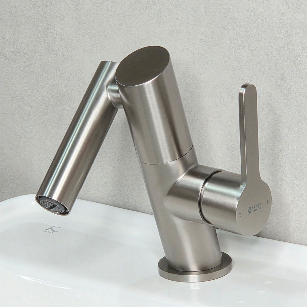 스텐무광 니켈브러쉬 아기비데,양치수전 세면기 원홀수전 7001, 1개 85,000원