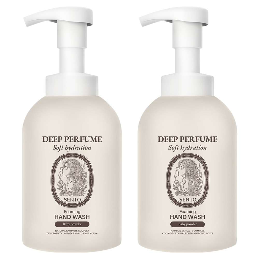 센토 딥퍼퓸 포밍 핸드워시 베이비파우더향, 510ml, 2개 8,900원