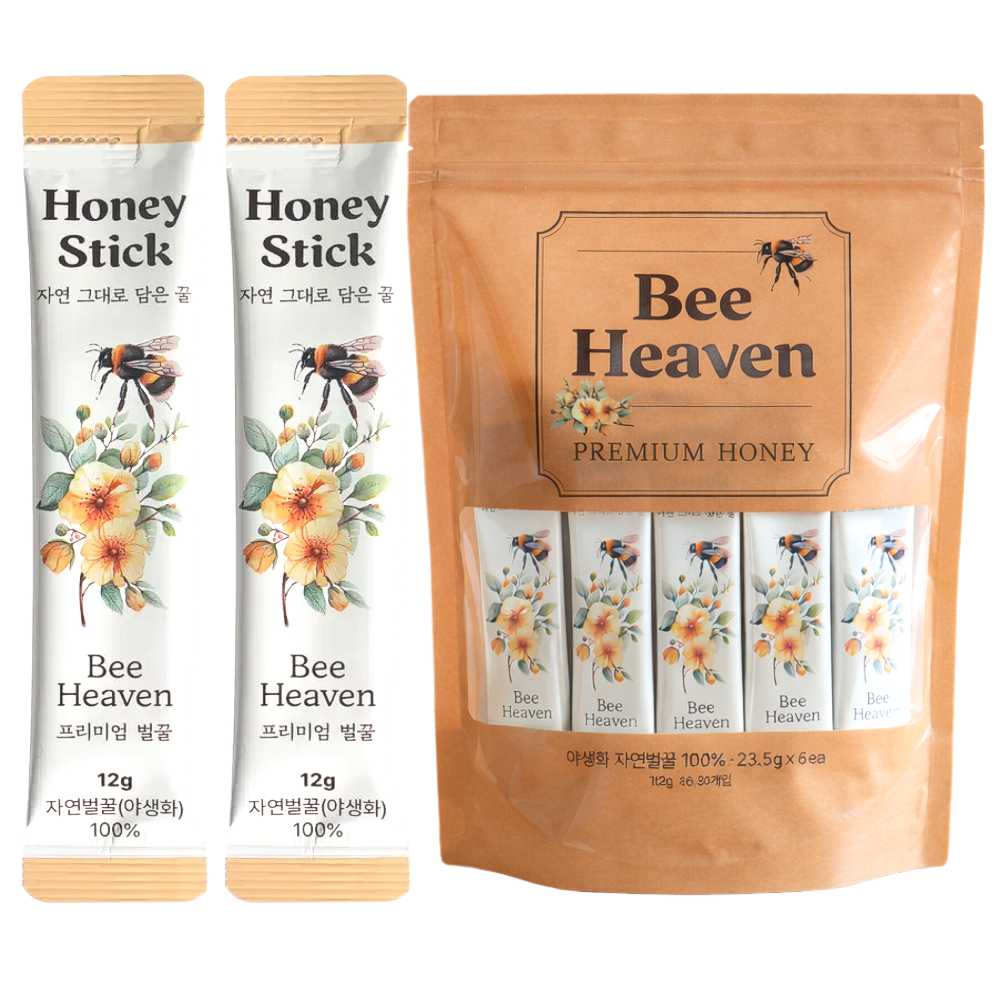 비헤븐 최상급 프리미엄 야생화 자연 꿀스틱 9,400원