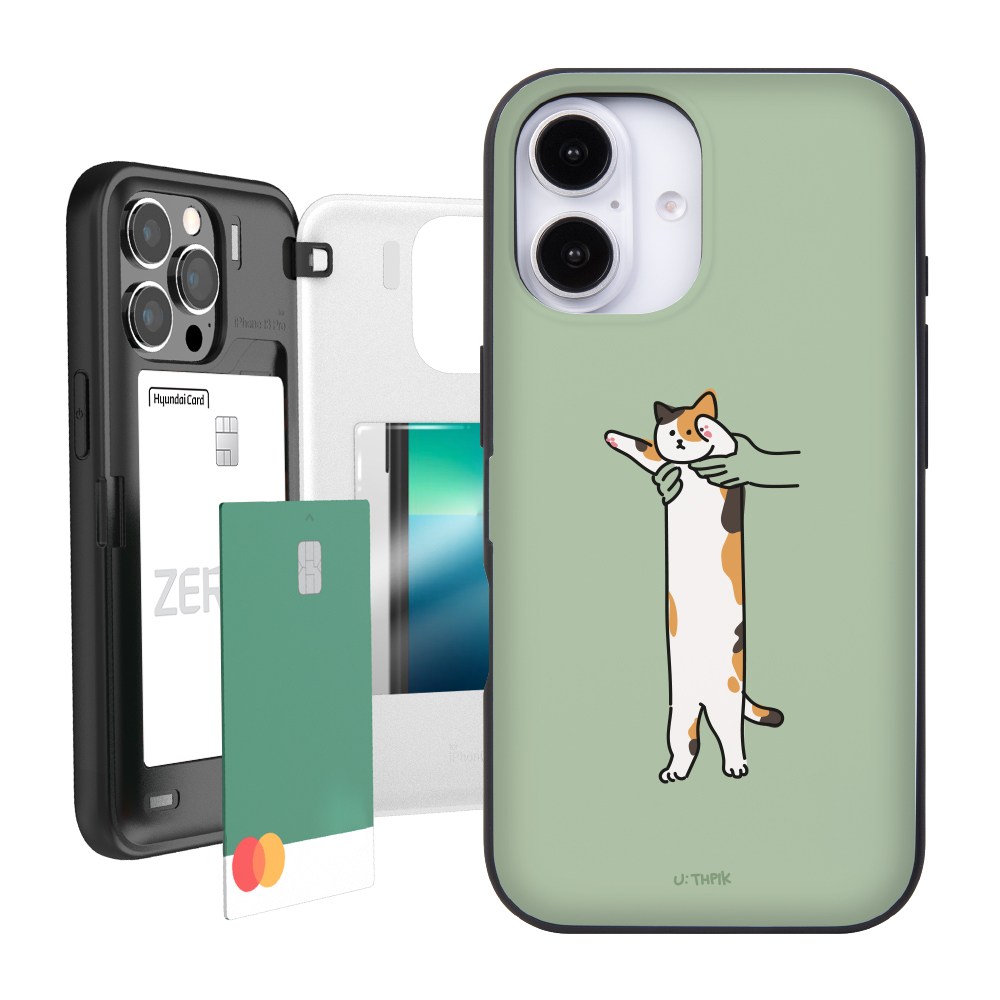 107가지 아이폰16 전용 실용적인 카드2장수납 마그네틱포켓 케이스 20,280원