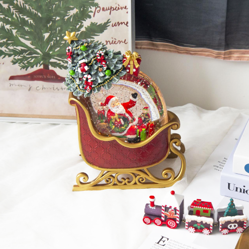 더복이벤트 크리스마스 워터볼 오르골 무드등 산타 썰매 트리 69,900원