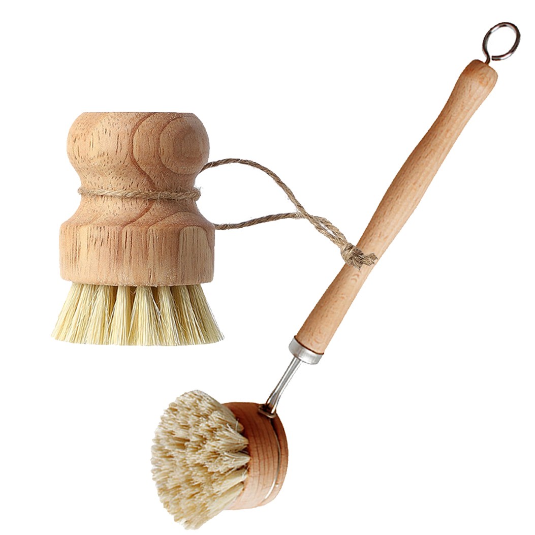 아이실린 다용도 천연 원목 친환경 세척 브러쉬 청소솔 2종 세트 [1+1], 1개, 2개입 11,790원