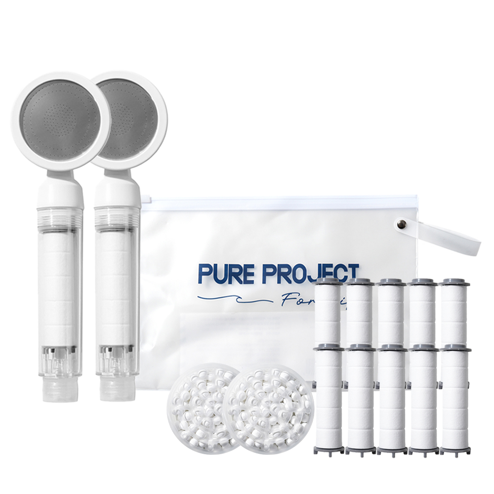 퓨어프로젝트 필수 해외여행용 샤워기헤드 + 휴대용 파우치 세트 17,500원