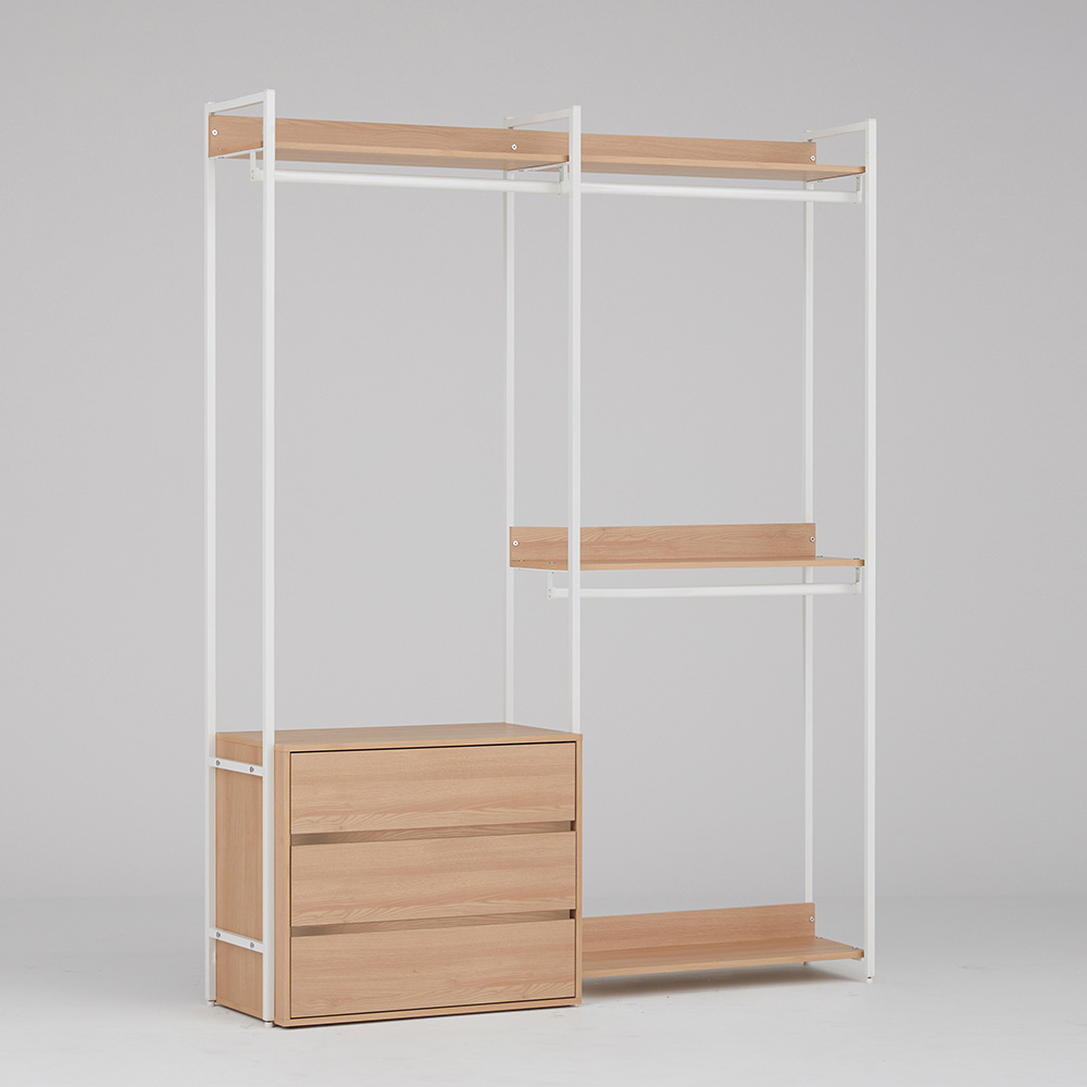 동서가구 팬타 포스코 스틸 시스템 드레스룸_1600 서랍 행거 4colors DF643458 261,000원