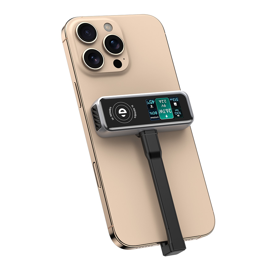 초텍 아이폰 C타입 외장하드 SSD 인클로저 프로레스 ProRes 맥세이프 핸드폰, 블랙, 512GB 157,000원