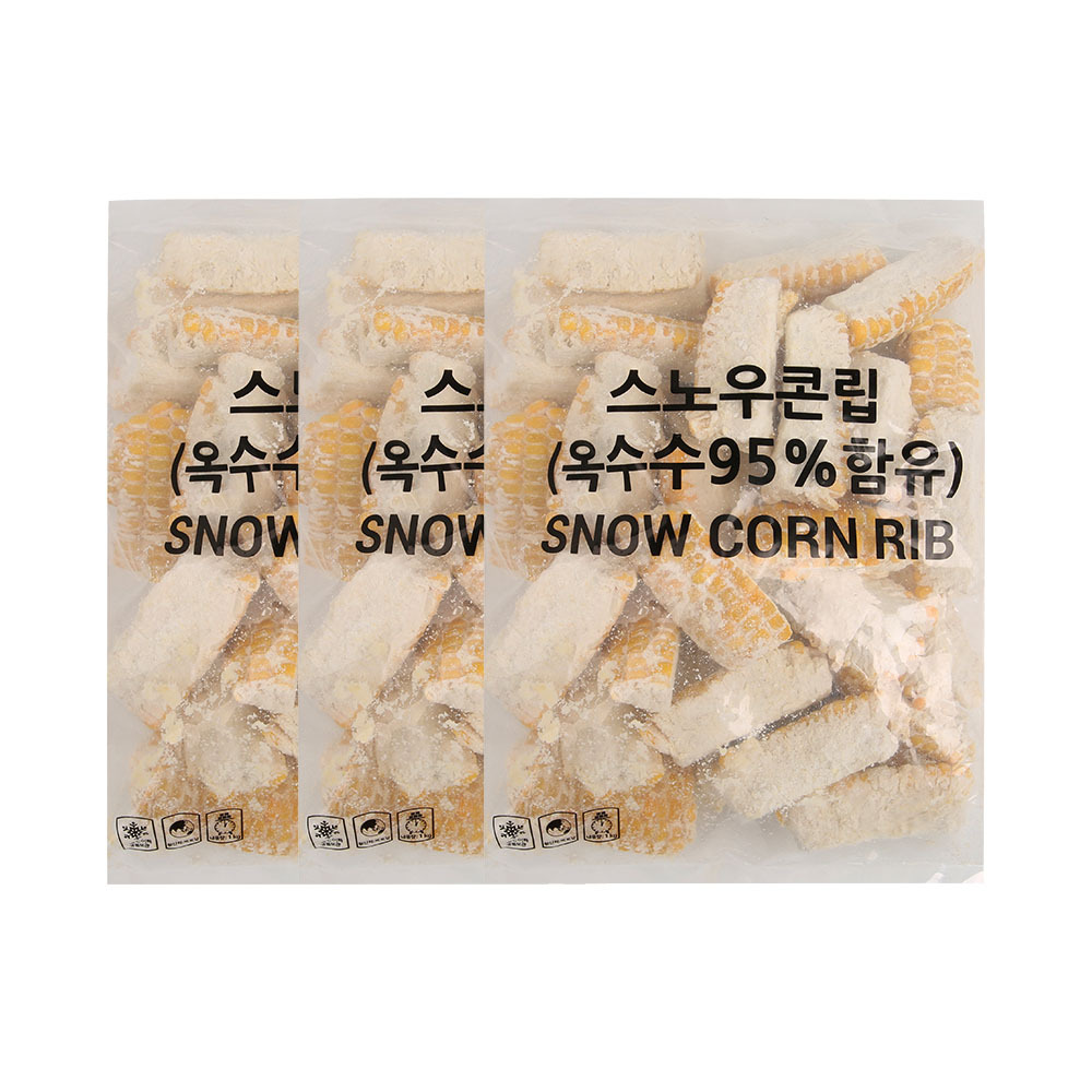 산들네이처 스노우 콘립 냉동옥수수 옥수수튀김 옥수수 요리 3kg (1kg x 3봉), 3개, 1kg 21,200원