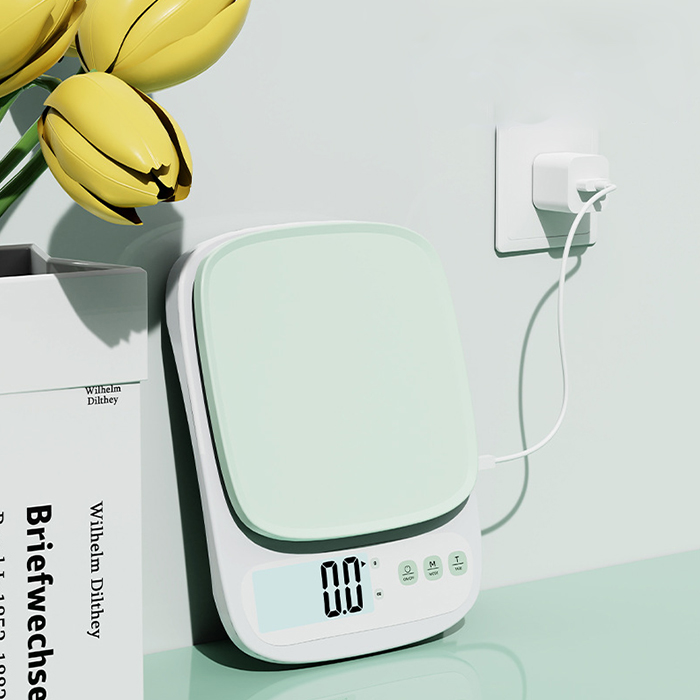 자칠 전자저울 가정용 식품 베이킹 고중량 소형 커피 그램 저장 주방 소형 전자저울, 1개, 그린 19,600원