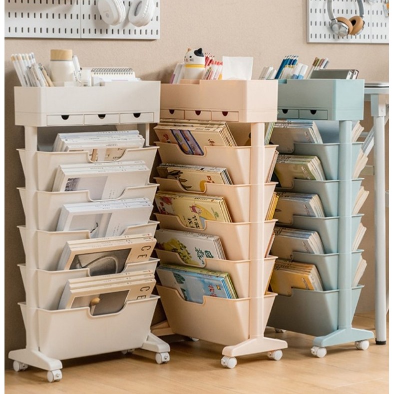 엘라노아 공부방 책 정리 수납 트롤리 책꽂이 39,500원