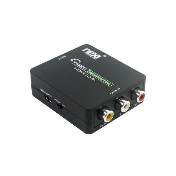 넥시 HDMI to AV 컨버터, NX-HD3RCA, 1개 9,810원