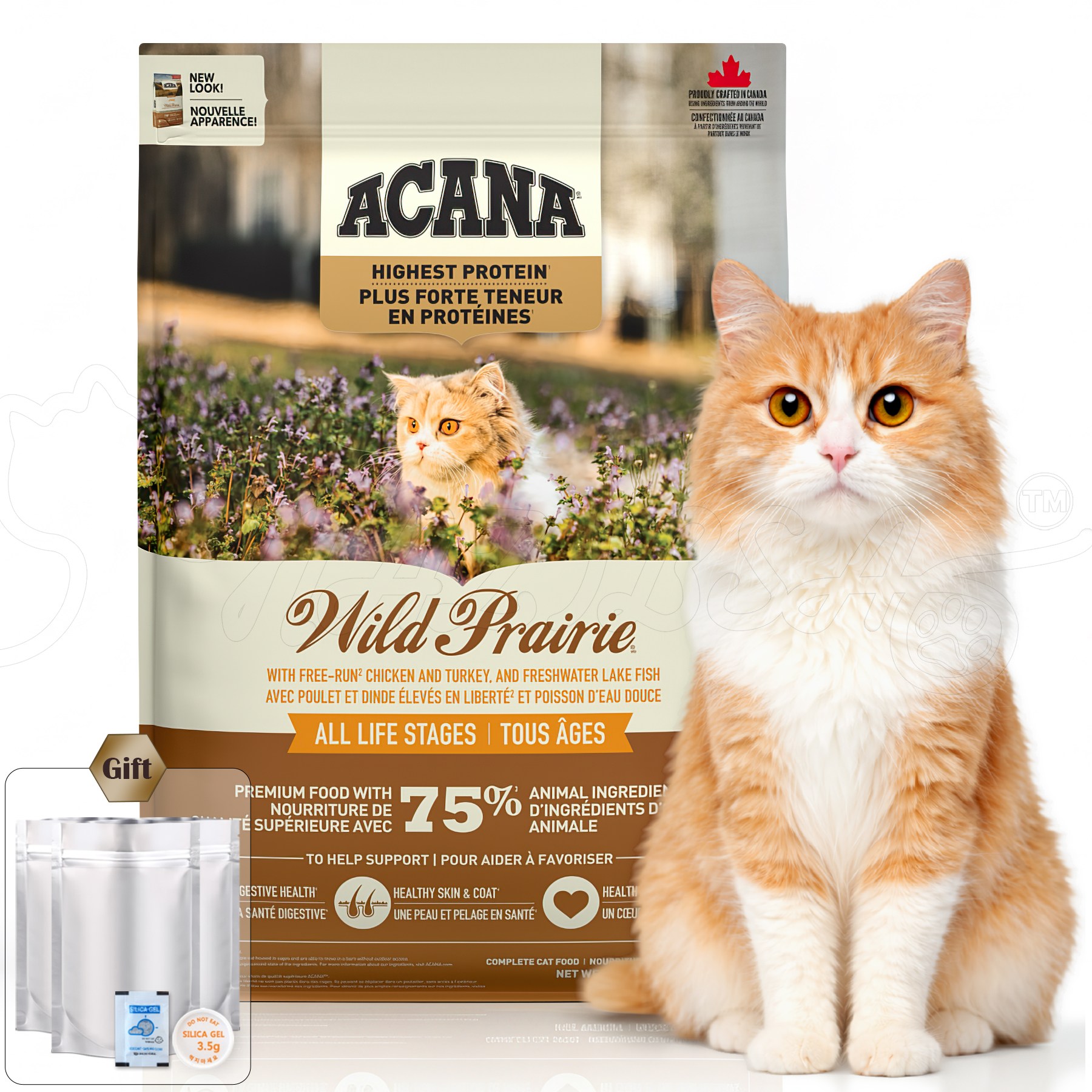 아카나 캣 와일드 프레이리 4.5kg + 소분팩등 선택 75,980원