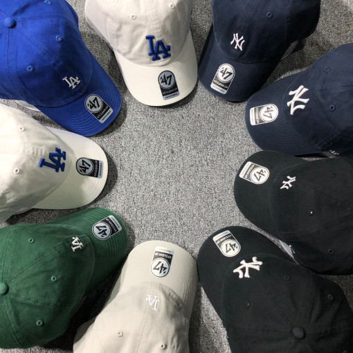 47브랜드 LA다저스 NY 뉴욕 양키스 빅 스몰 로고 MLB 야구모자 남녀공용 볼캡 대두모자 25,900원