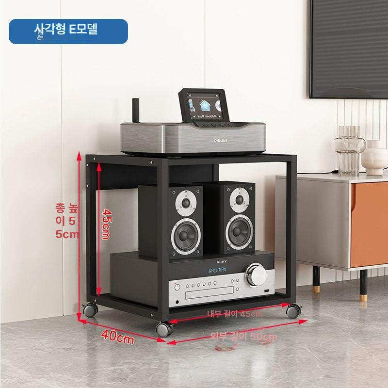 오디오랙 받침대 오디오장 철제 콘솔 보관함 선반 수납 60,300원