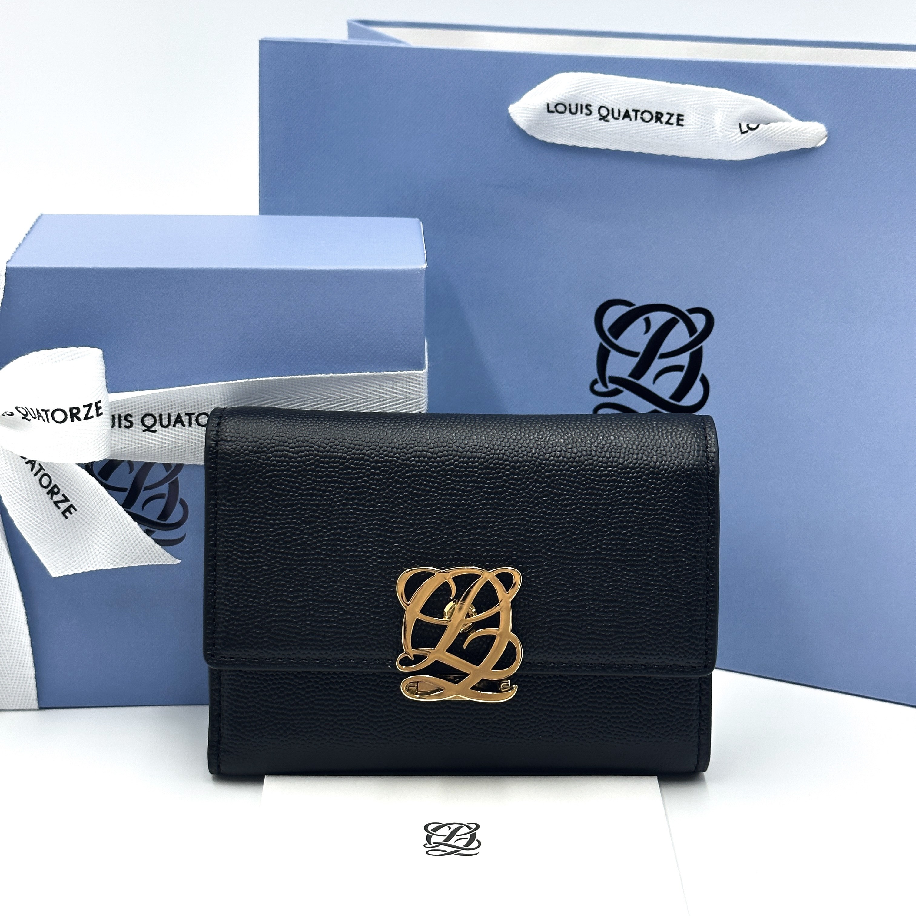 [백화점A/S] 루이까또즈 블랙컬러 소가죽 여성반지갑 [SQ3SD01BL] 여자지갑 연말선물 빠른배송 175,000원