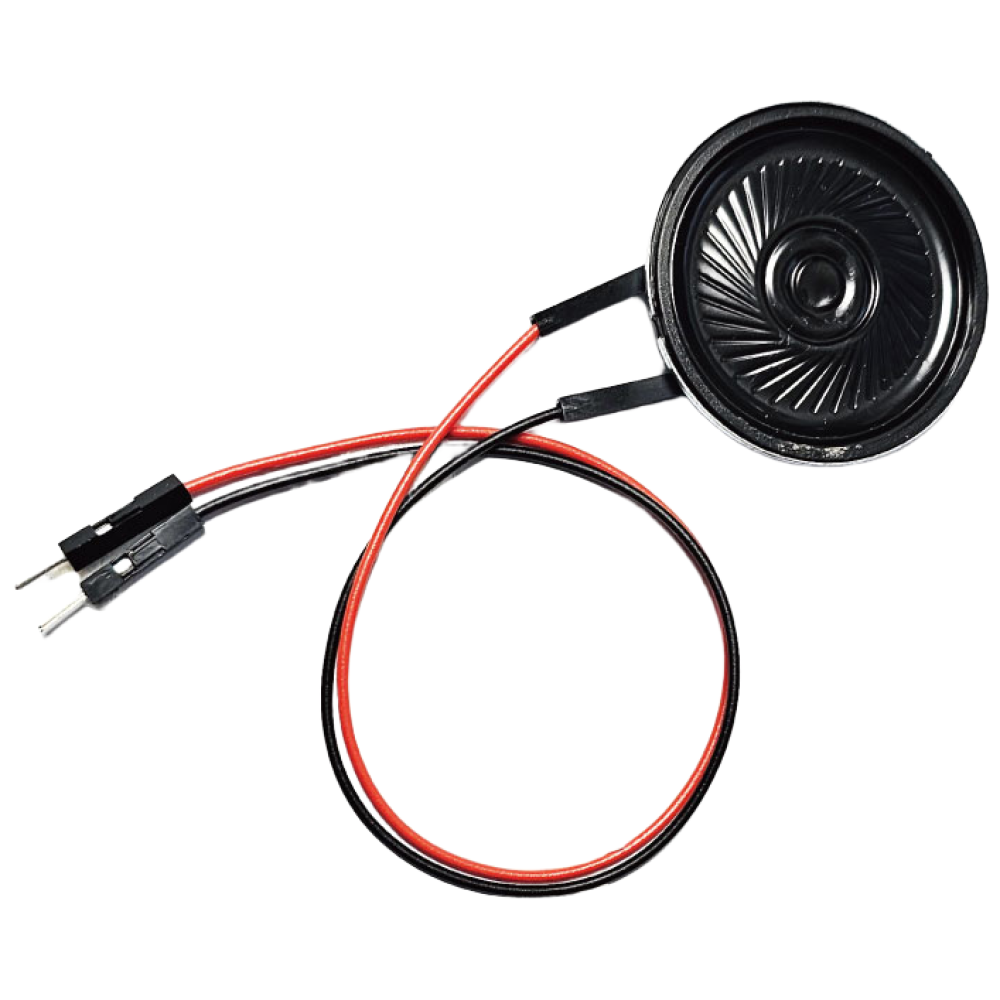 아두이노 스피커 8옴 0.5W 40mm 점퍼선형 2,000원