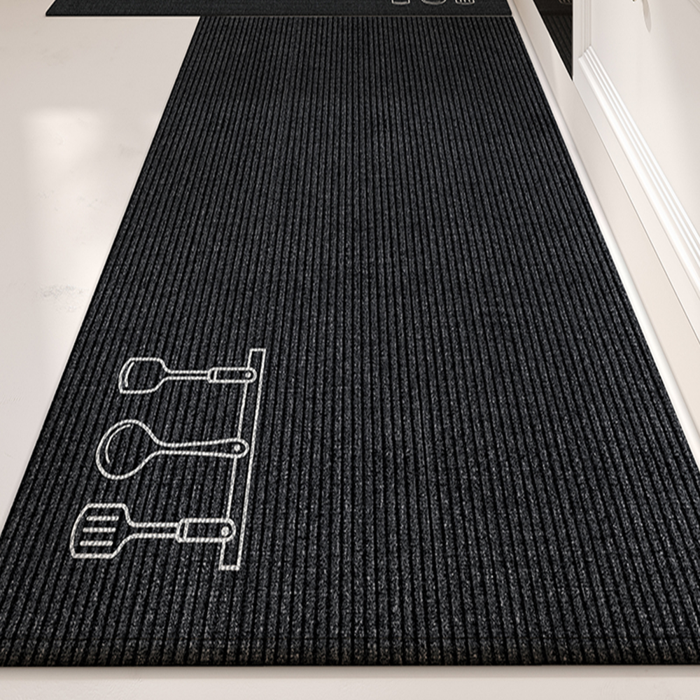 규조토 기름방지 주방발매트, 1개, 블랙 14,000원