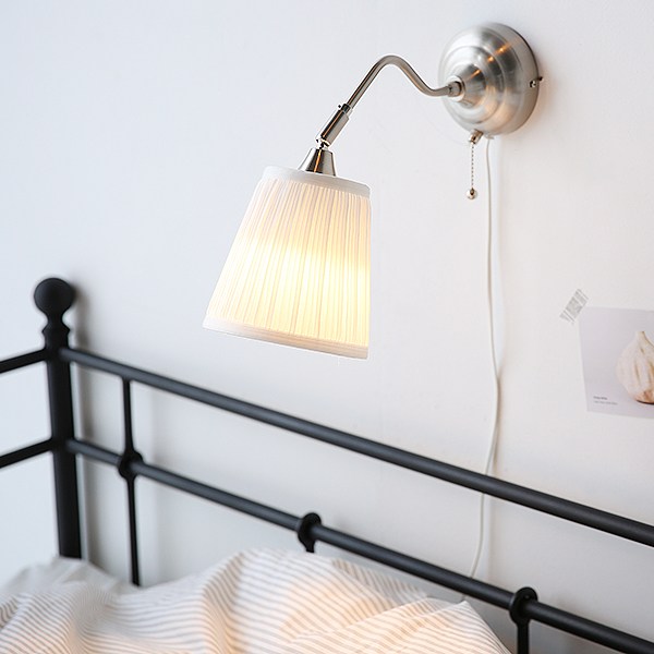 [E14색상랜덤전구선물][마켓비] OMSTAD 벽등 E14 KS1533W, 01.화이트 28,900원