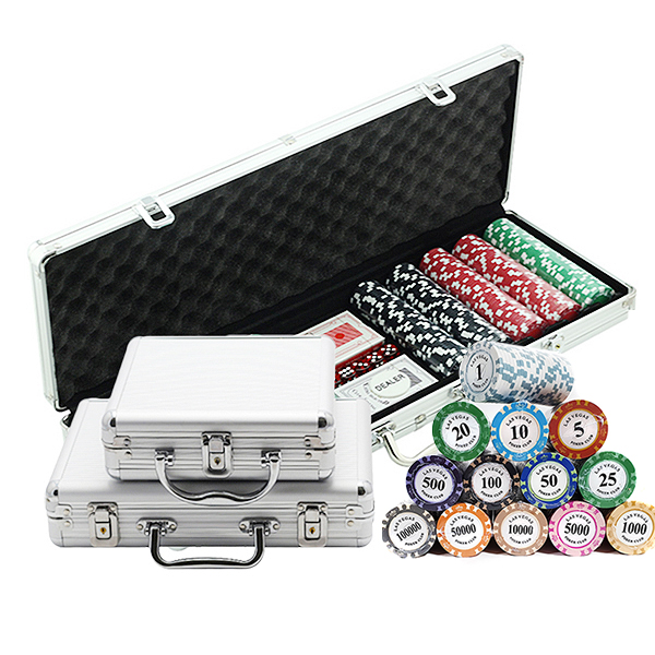 카지노칩 국제규격 마카오 포커칩 하드케이스 세트 100P 200P 300P 500P 64,140원