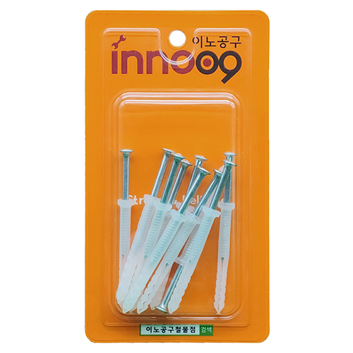 이노공구 콘크리트 칼블럭 일체형 나사못 10p NIT604 2,750원