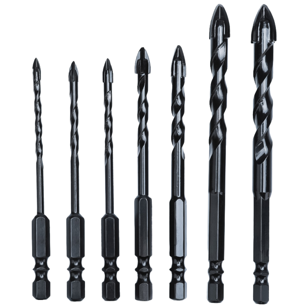 4날 만능 드릴비트 다용도 비트 타일 유리 콘크리트 철판, 1세트 14,380원